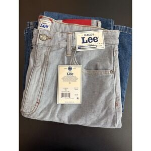Kacey Lee Long Denim Chaps Wide Flare Jeans, NWT, Size 14